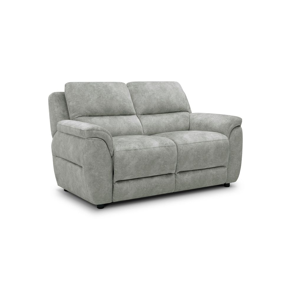 Theo 2 Seater Sofa in Marble Silver Fabric 1