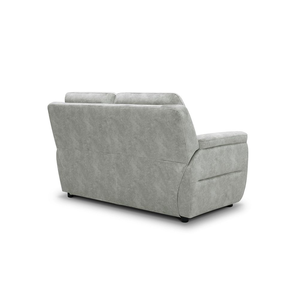 Theo 2 Seater Sofa in Marble Silver Fabric 4