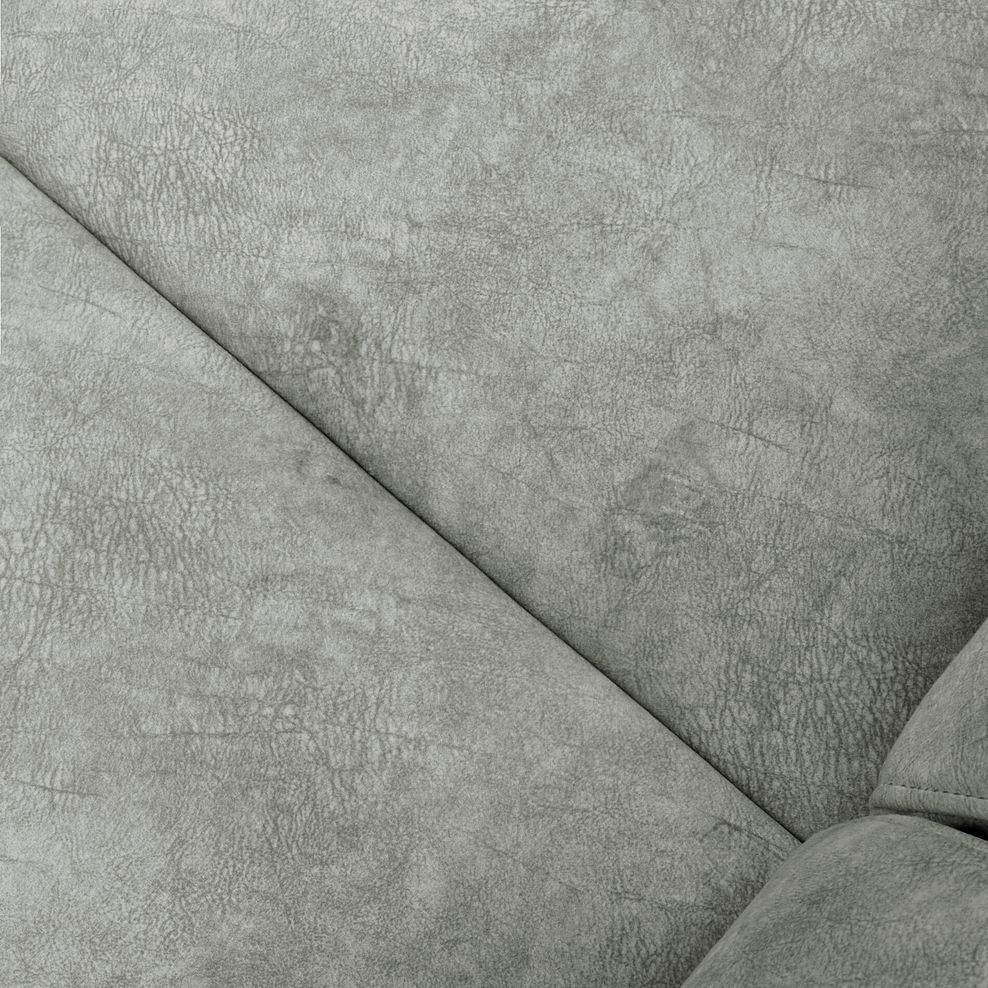 Theo 2 Seater Sofa in Marble Silver Fabric 7