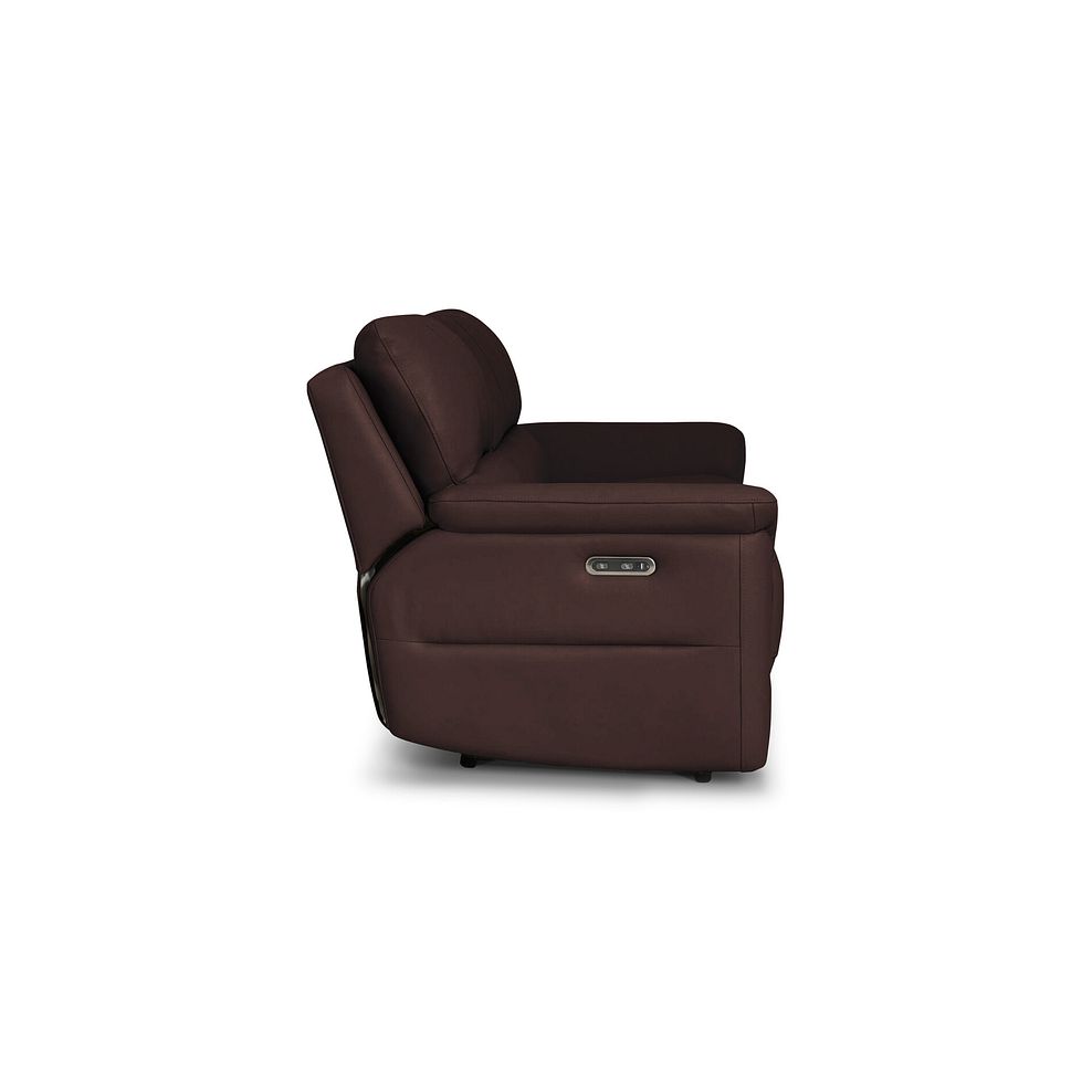 Theo 3 Seater Power Recliner Sofa in Chestnut Leather 6