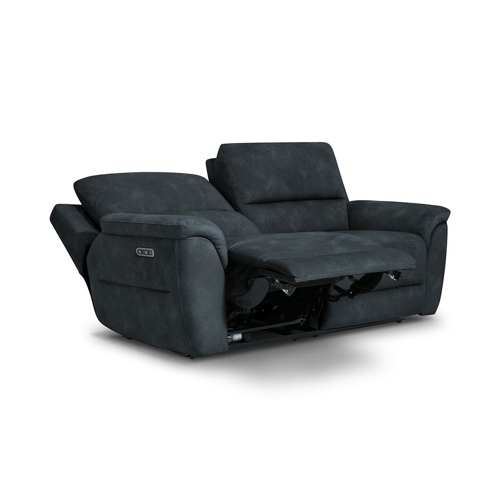 Theo 3 Seater Power Recliner Sofa in Dexter Shadow Fabric 3