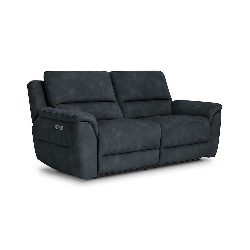 Theo 3 Seater Power Recliner Sofa in Dexter Shadow Fabric 1