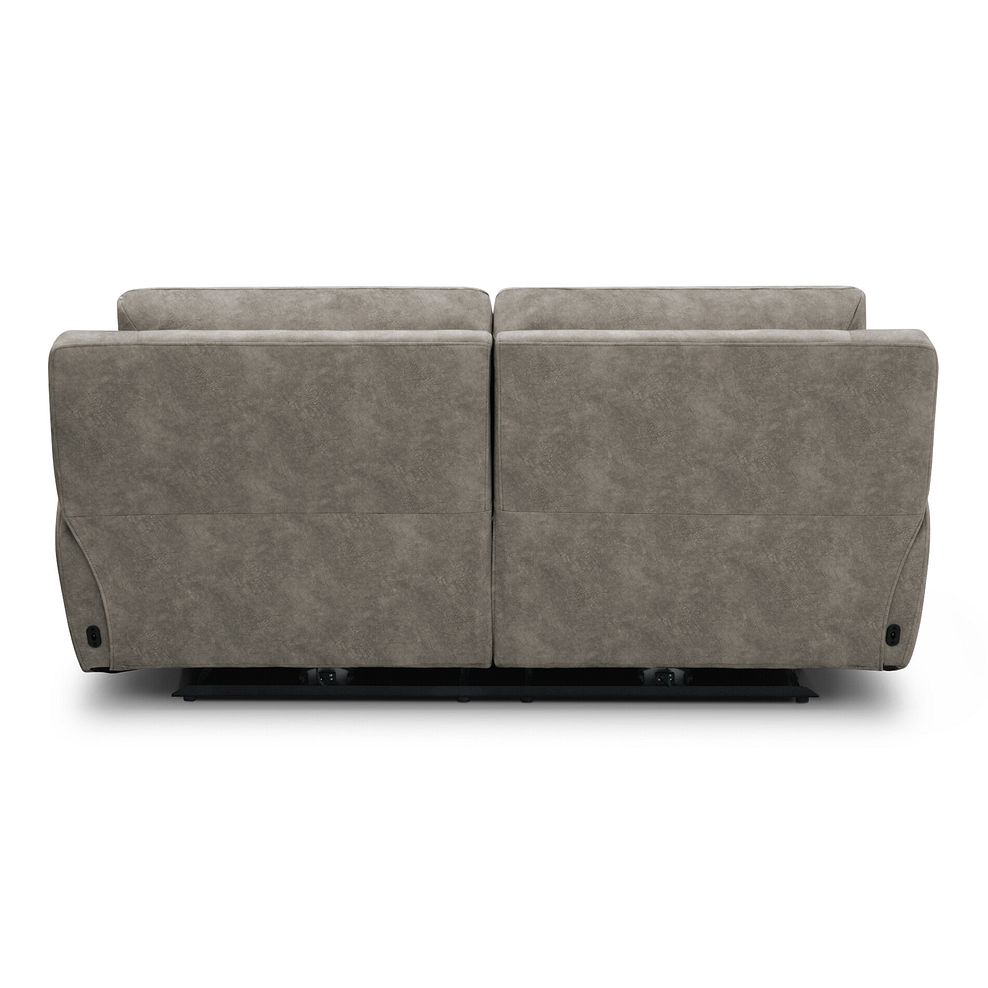 Theo 3 Seater Power Recliner Sofa in Marble Mink Fabric 8