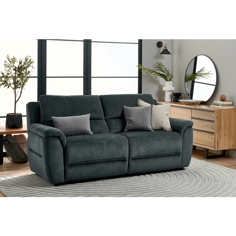 Theo 3 Seater Sofa in Dexter Shadow Fabric 1