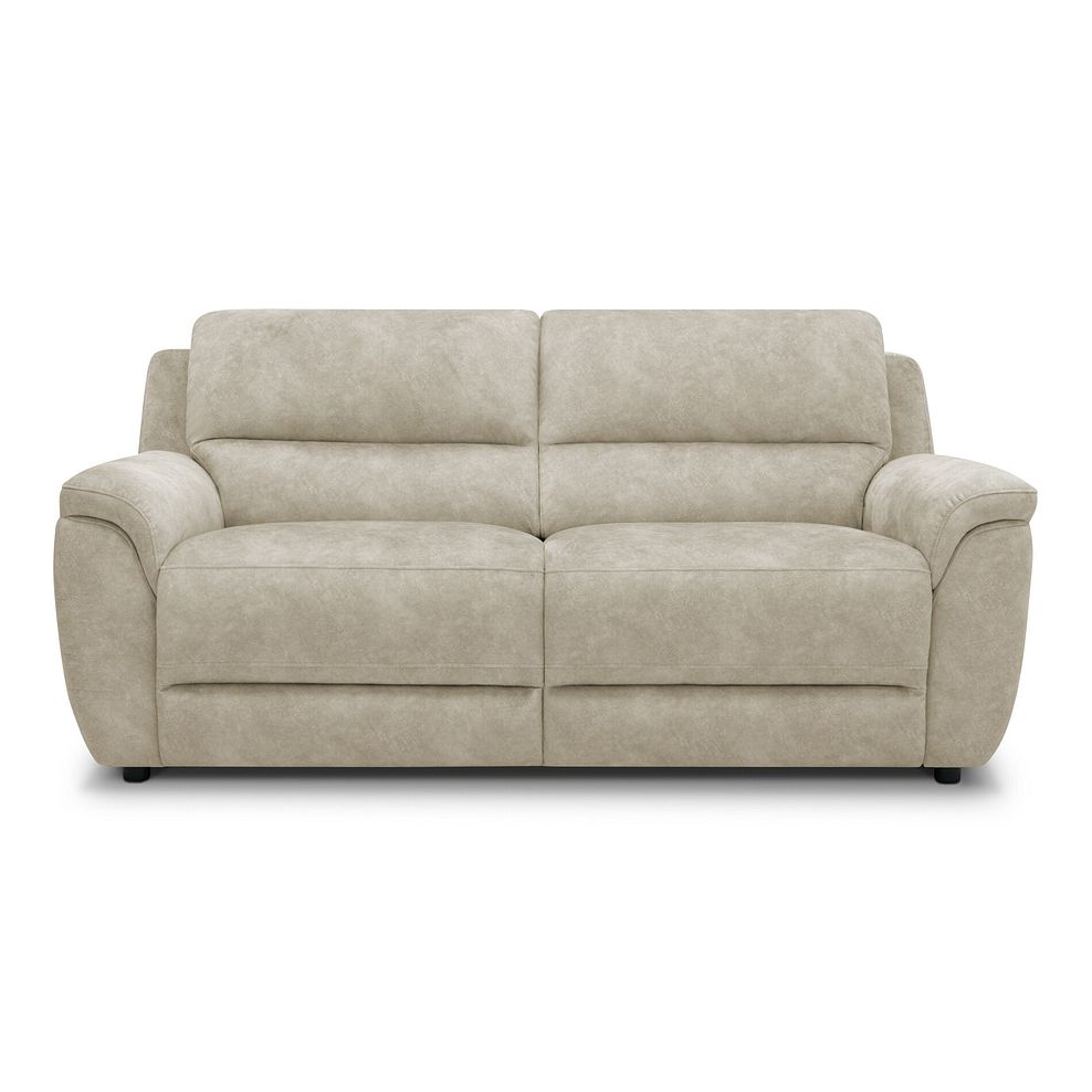 Theo 3 Seater Sofa in Marble Cream Fabric 2