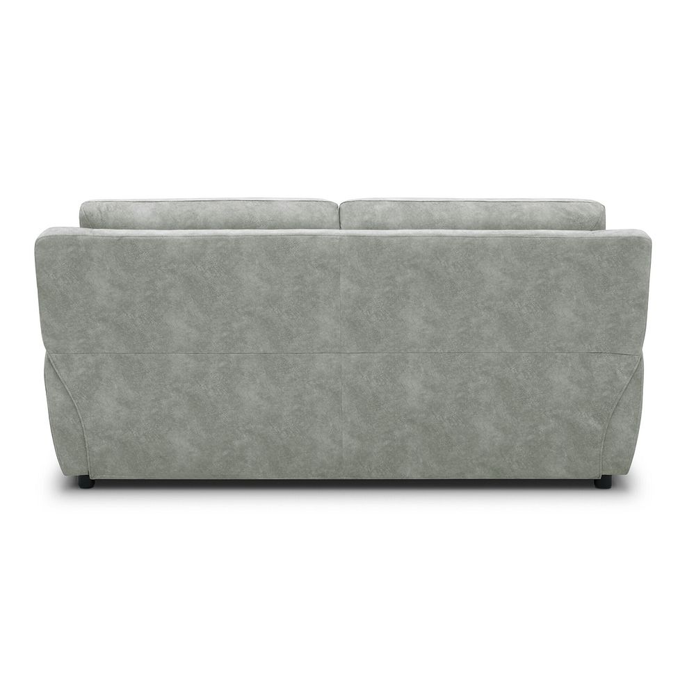 Theo 3 Seater Sofa in Marble Silver Fabric 5