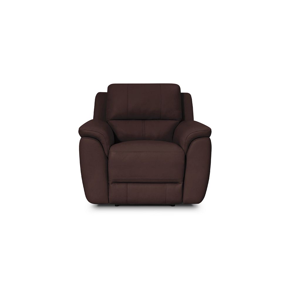 Theo Power Recliner Armchair in Chestnut Leather 4