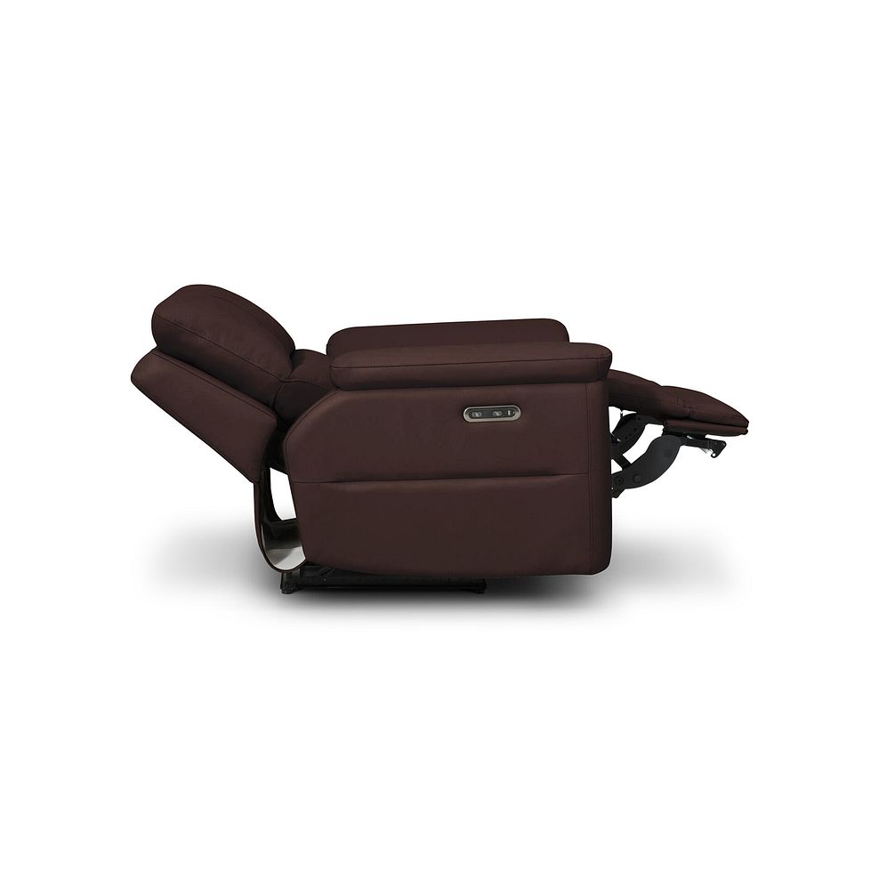 Theo Power Recliner Armchair in Chestnut Leather 7