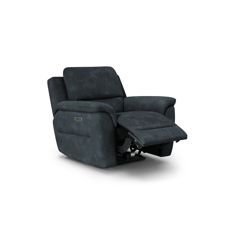 Theo Power Recliner Armchair in Dexter Shadow Fabric 2