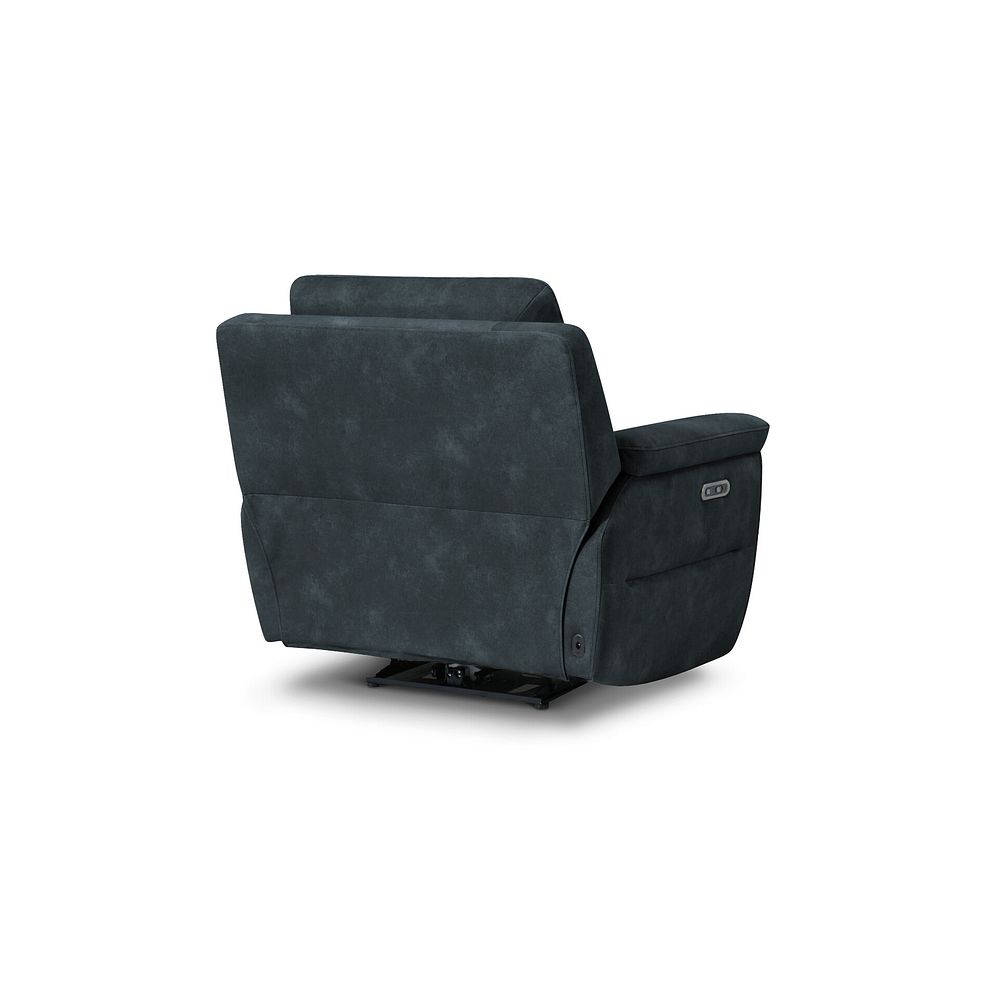 Theo Power Recliner Armchair in Dexter Shadow Fabric 6