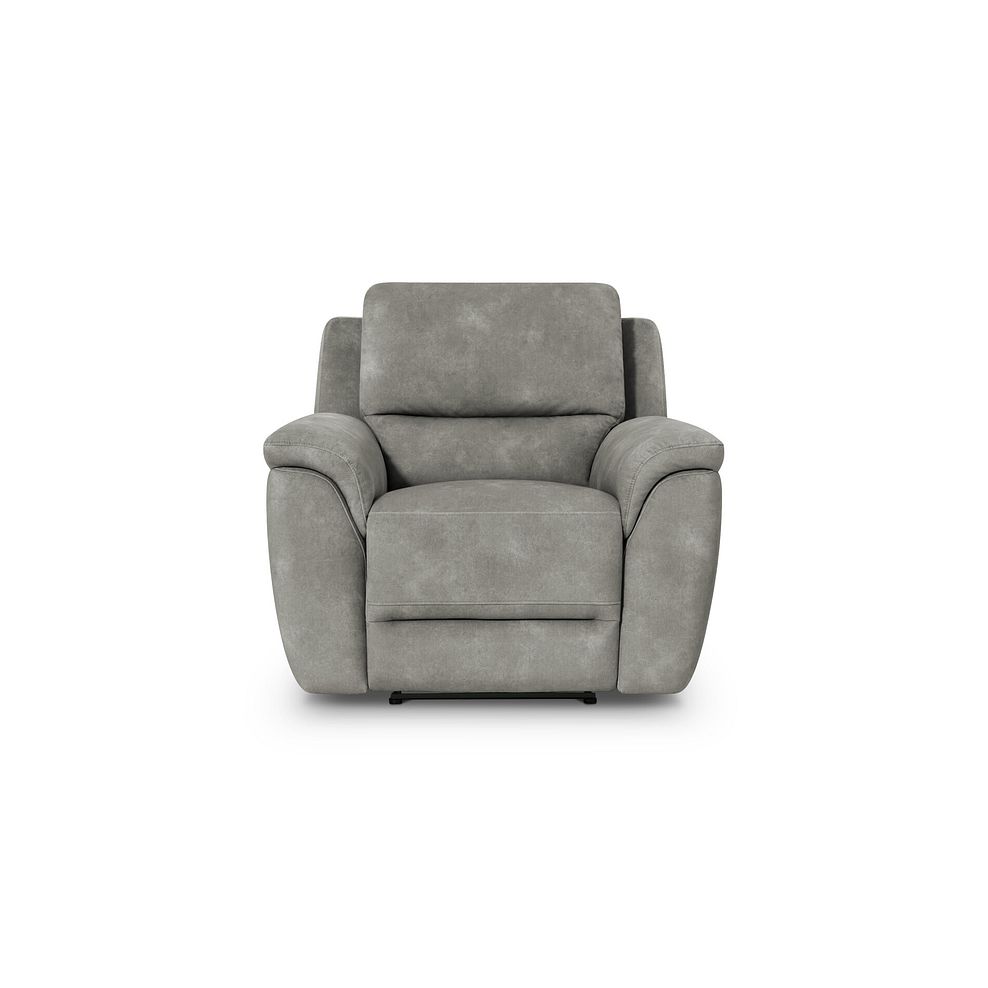 Theo Power Recliner Armchair in Dexter Stone Fabric 3