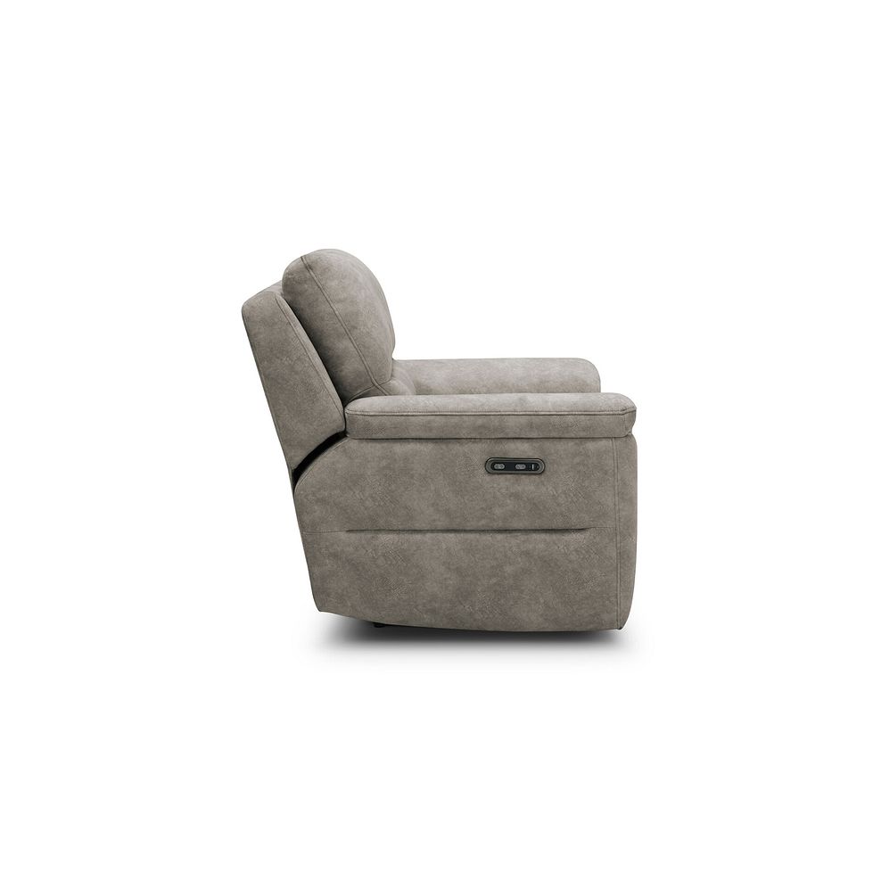 Theo Power Recliner Armchair in Marble Mink Fabric 5