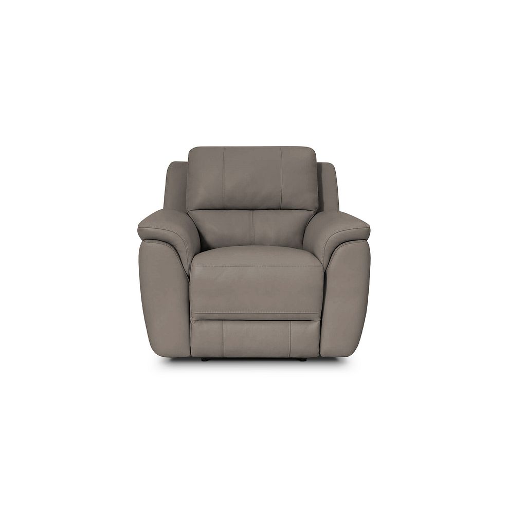 Theo Power Recliner Armchair in Oyster Leather 4