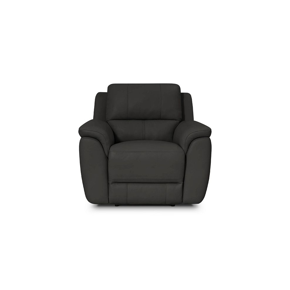 Theo Power Recliner Armchair in Storm Leather 4