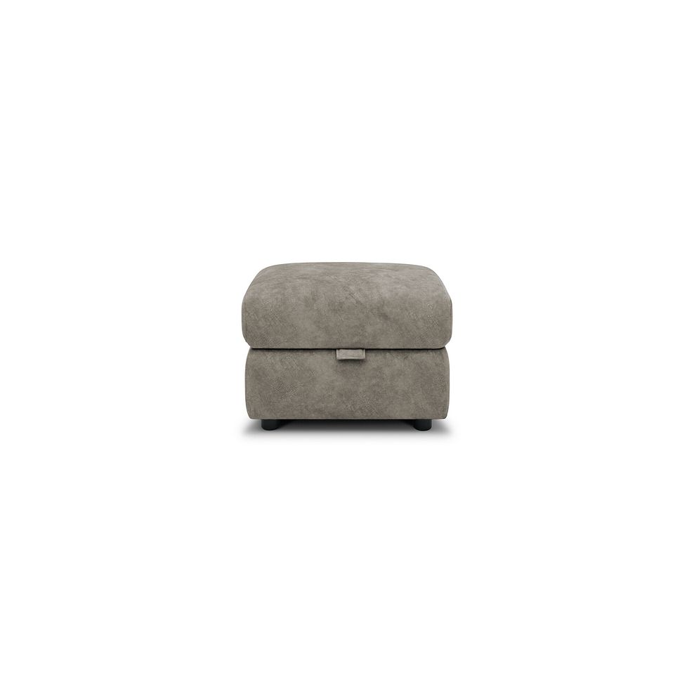 Theo Storage Footstool in Marble Mink Fabric 3