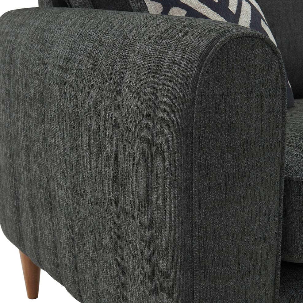 Thornley 2 Seater Sofa in Anthracite Fabric 8
