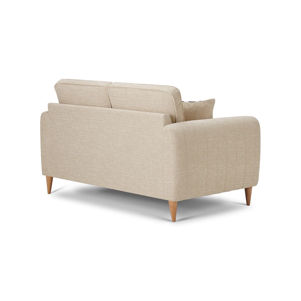 Thornley 2 Seater Sofa in Ivory Fabric 5