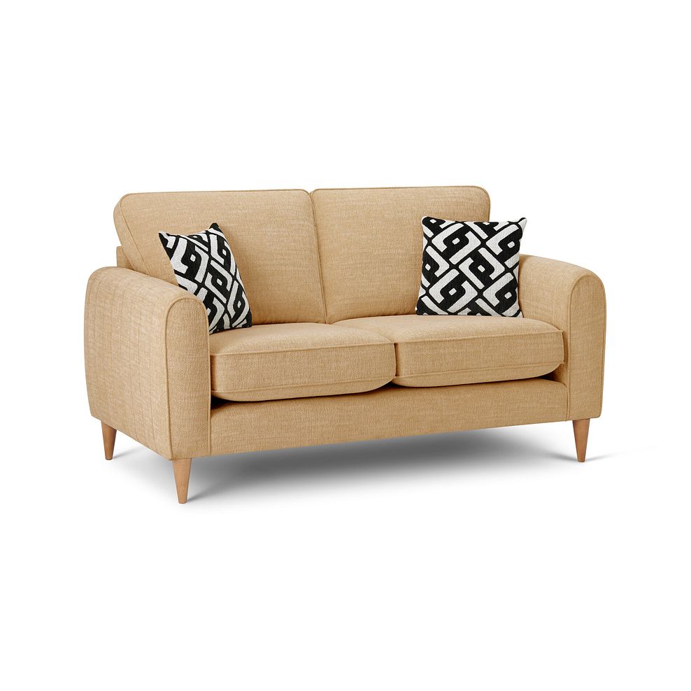 Thornley 2 Seater Sofa in Saffron Fabric Thumbnail 1