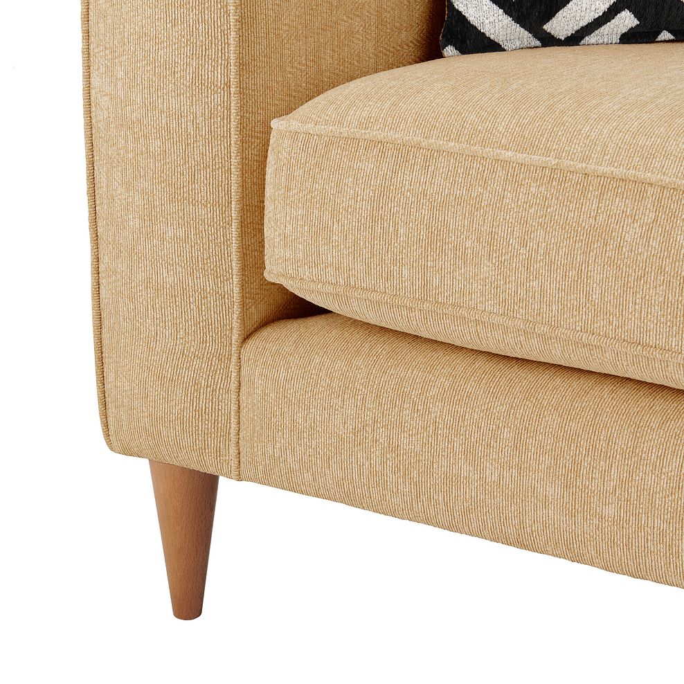 Thornley 2 Seater Sofa in Saffron Fabric 9