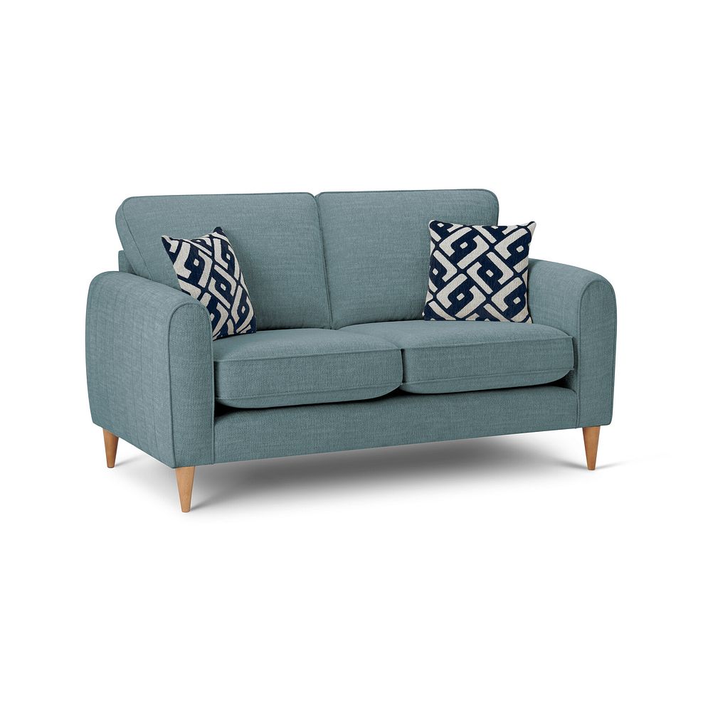 Thornley 2 Seater Sofa in Teal Fabric
