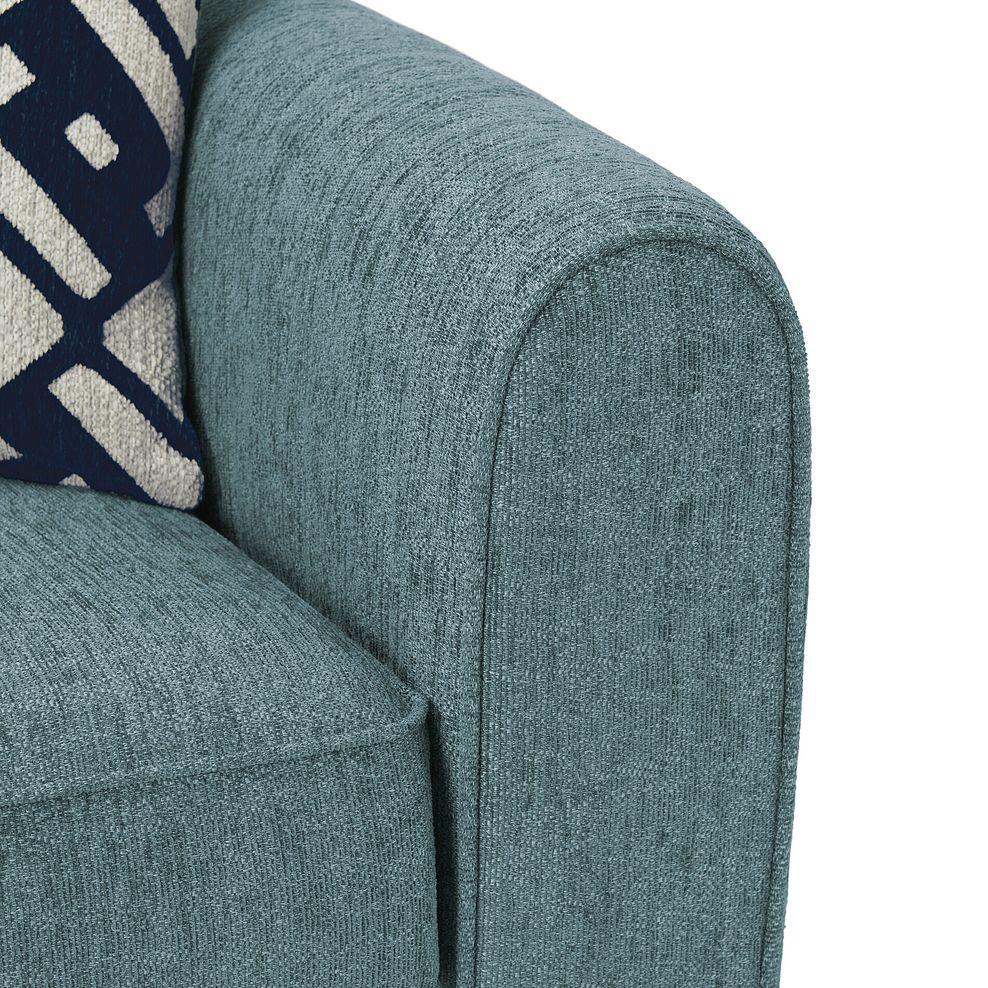 Thornley 2 Seater Sofa in Teal Fabric Thumbnail 5