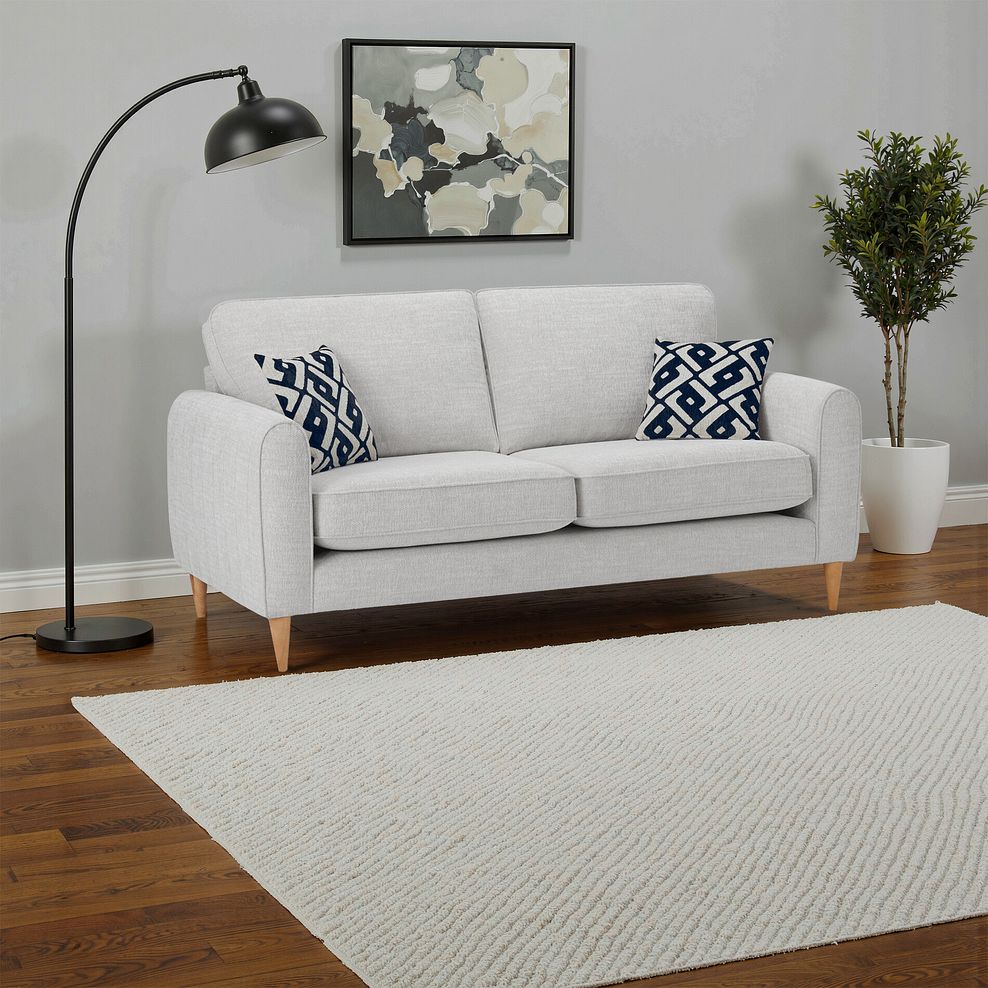 Thornley 3 Seater Sofa in Ice Fabric 1