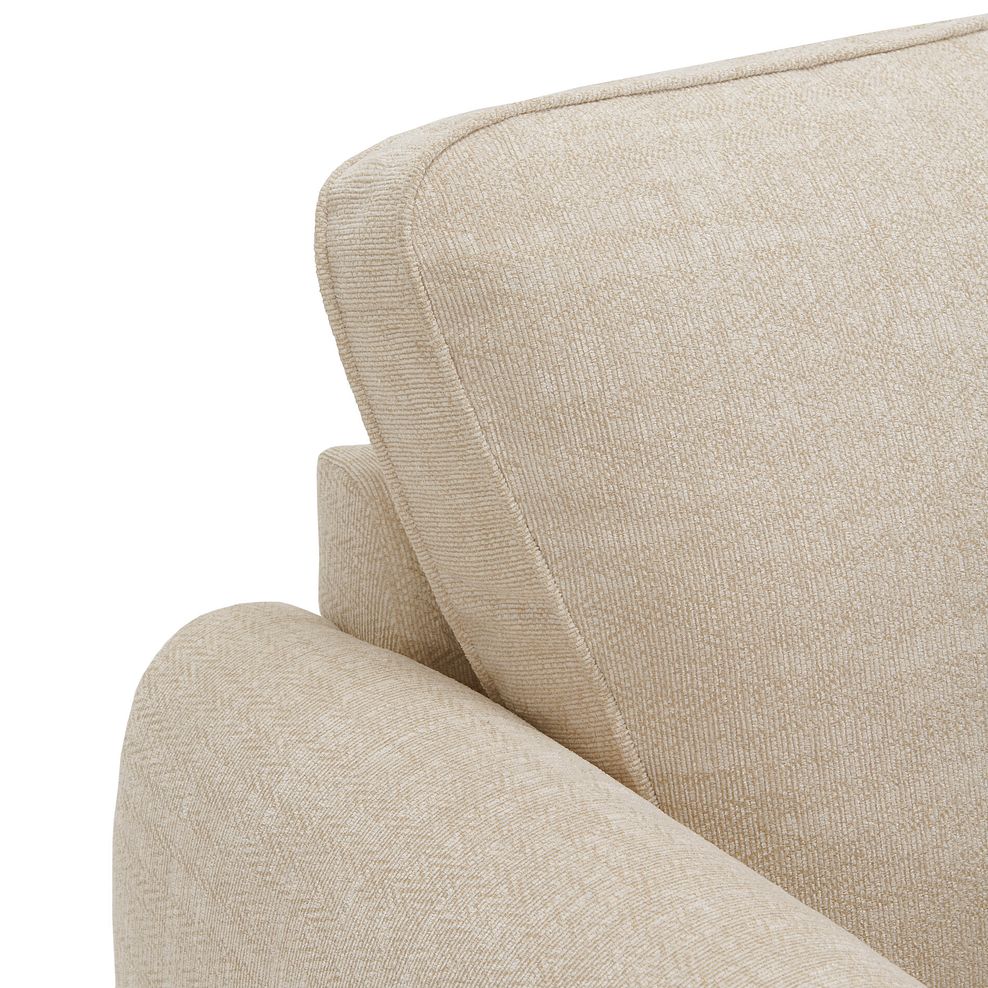 Thornley 3 Seater Sofa in Ivory Fabric 9
