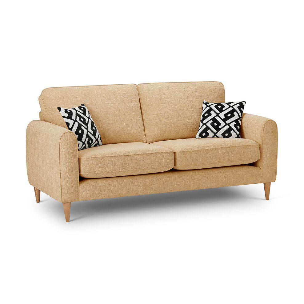 Thornley 3 Seater Sofa in Saffron Fabric