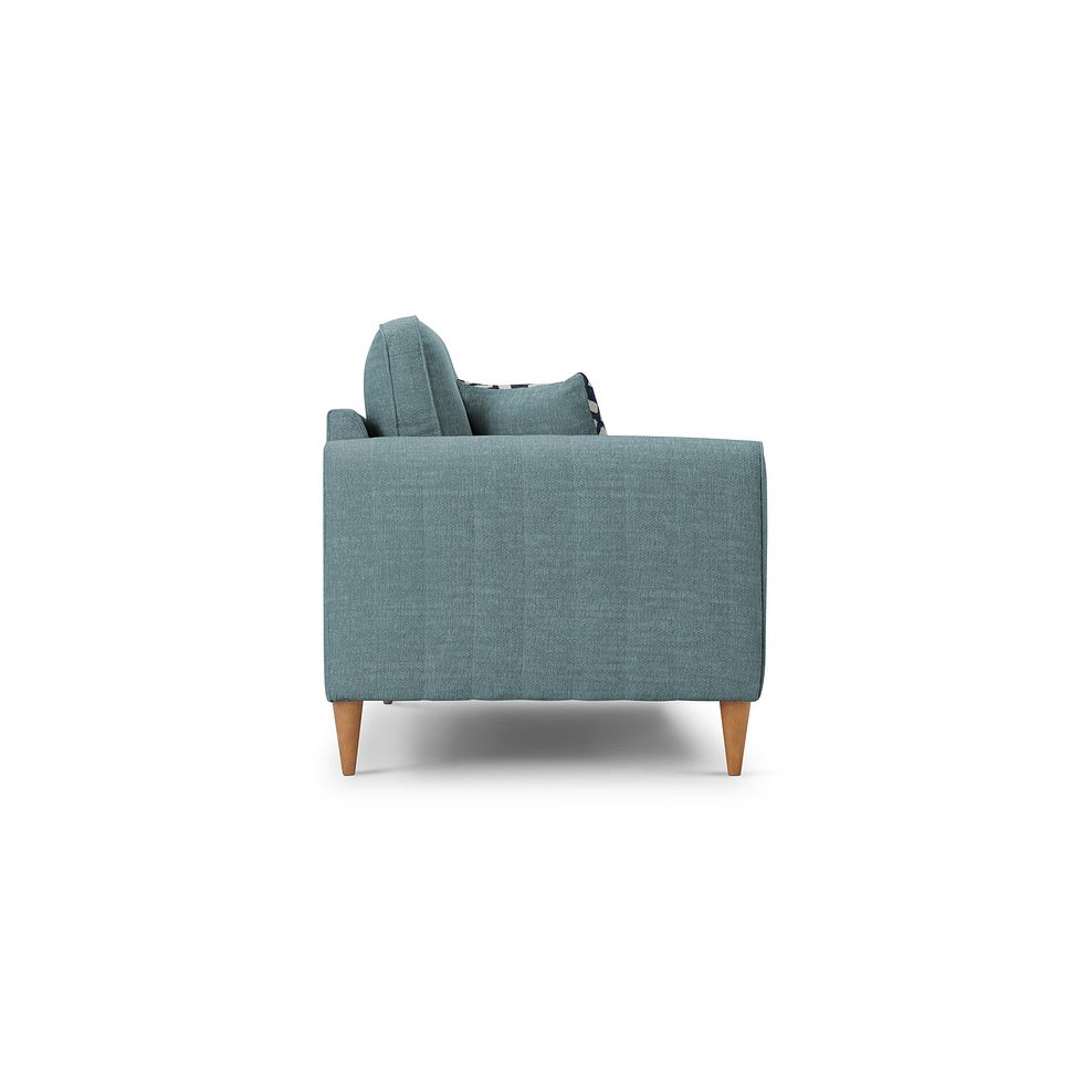 Thornley 4 Seater Sofa in Teal Fabric Thumbnail 4