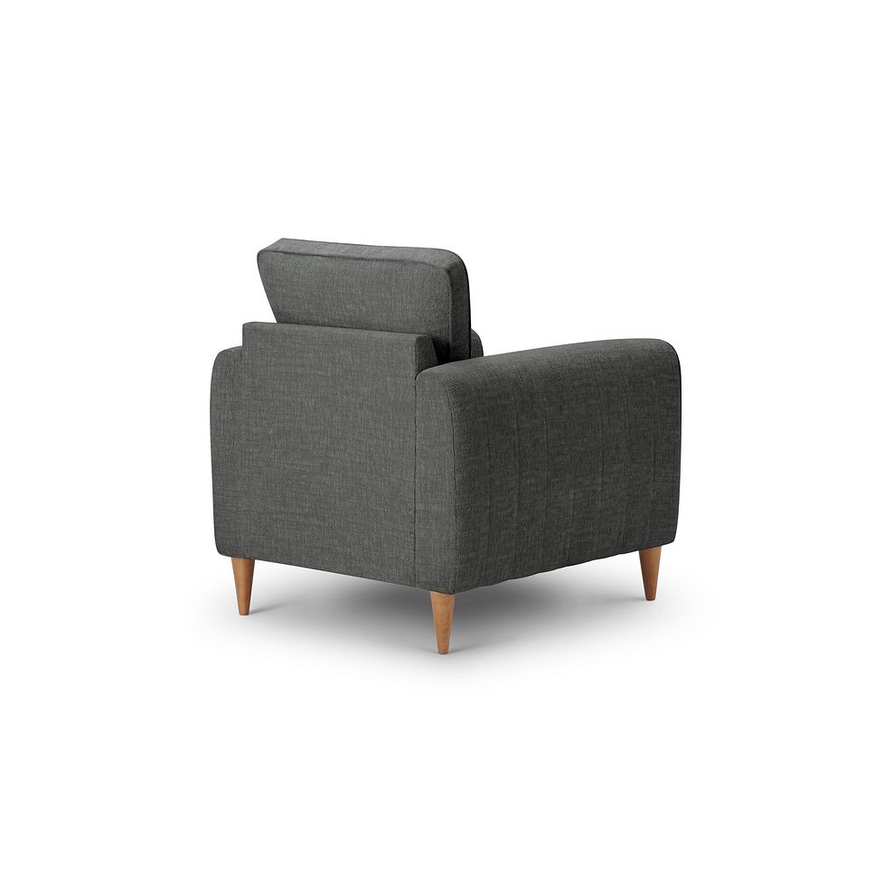 Thornley Armchair in Anthracite Fabric 3