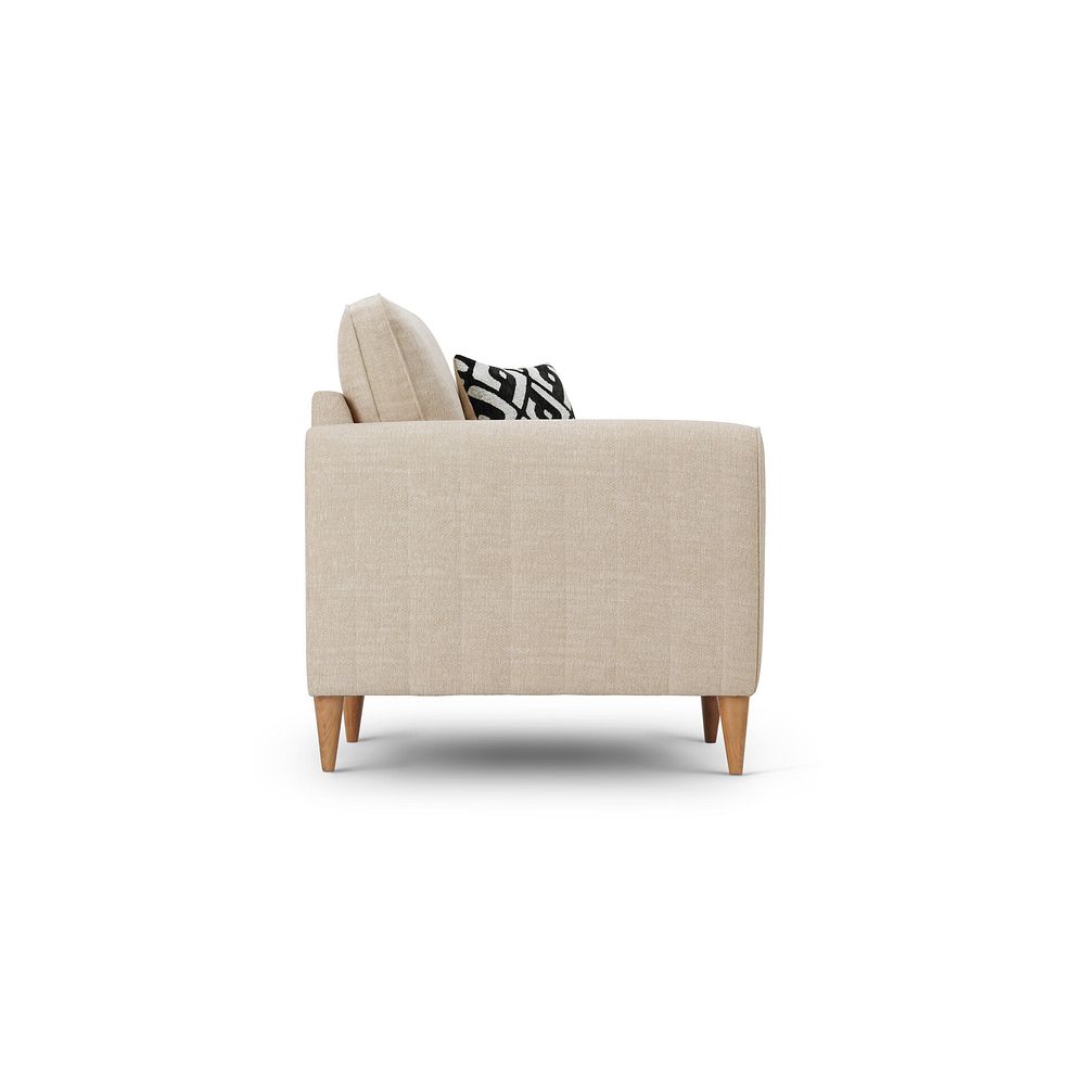Thornley Armchair in Ivory Fabric 6