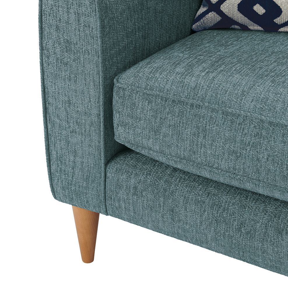 Thornley Armchair in Teal Fabric 9