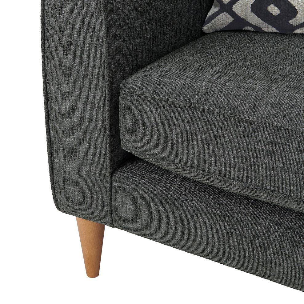 Thornley Loveseat in Anthracite Fabric 9