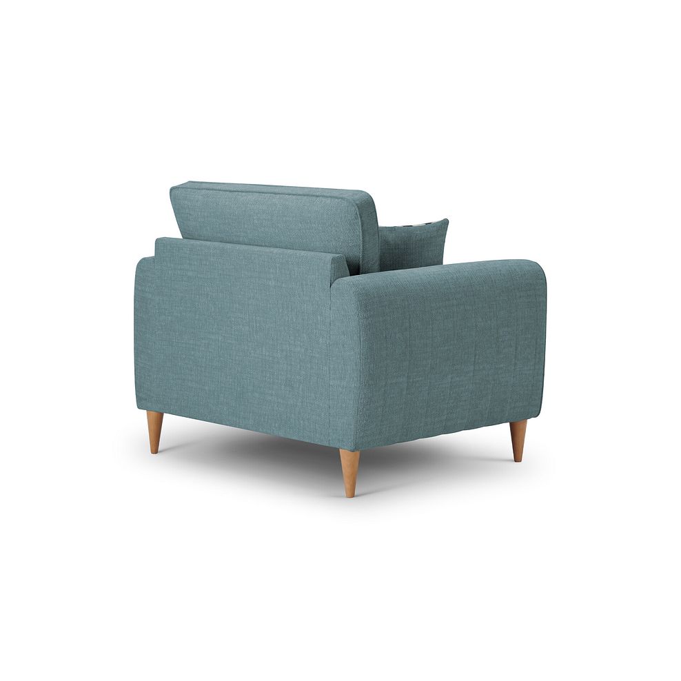 Thornley Loveseat in Teal Fabric 3