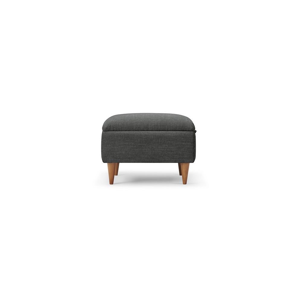 Thornley Storage Footstool in Anthracite Fabric 4