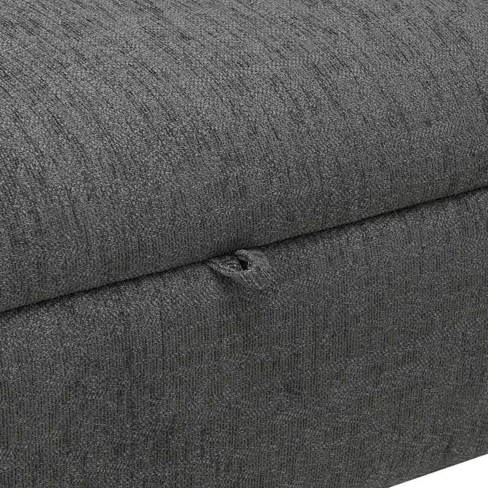 Thornley Storage Footstool in Anthracite Fabric 7