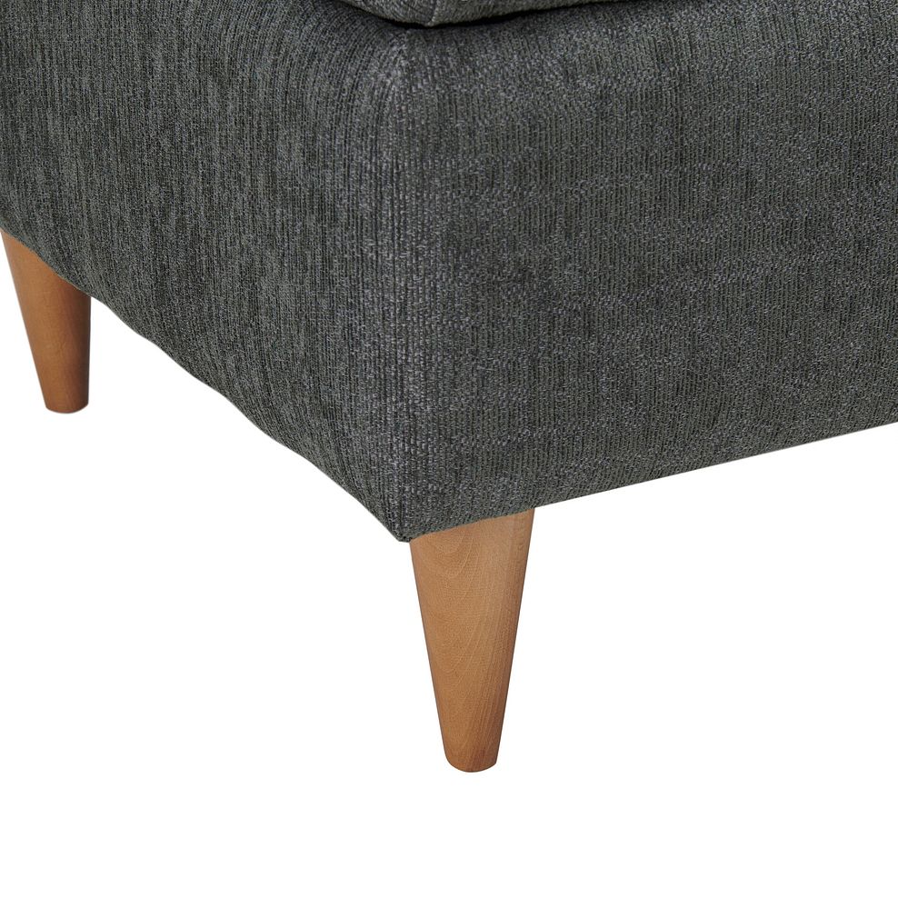 Thornley Storage Footstool in Anthracite Fabric 8