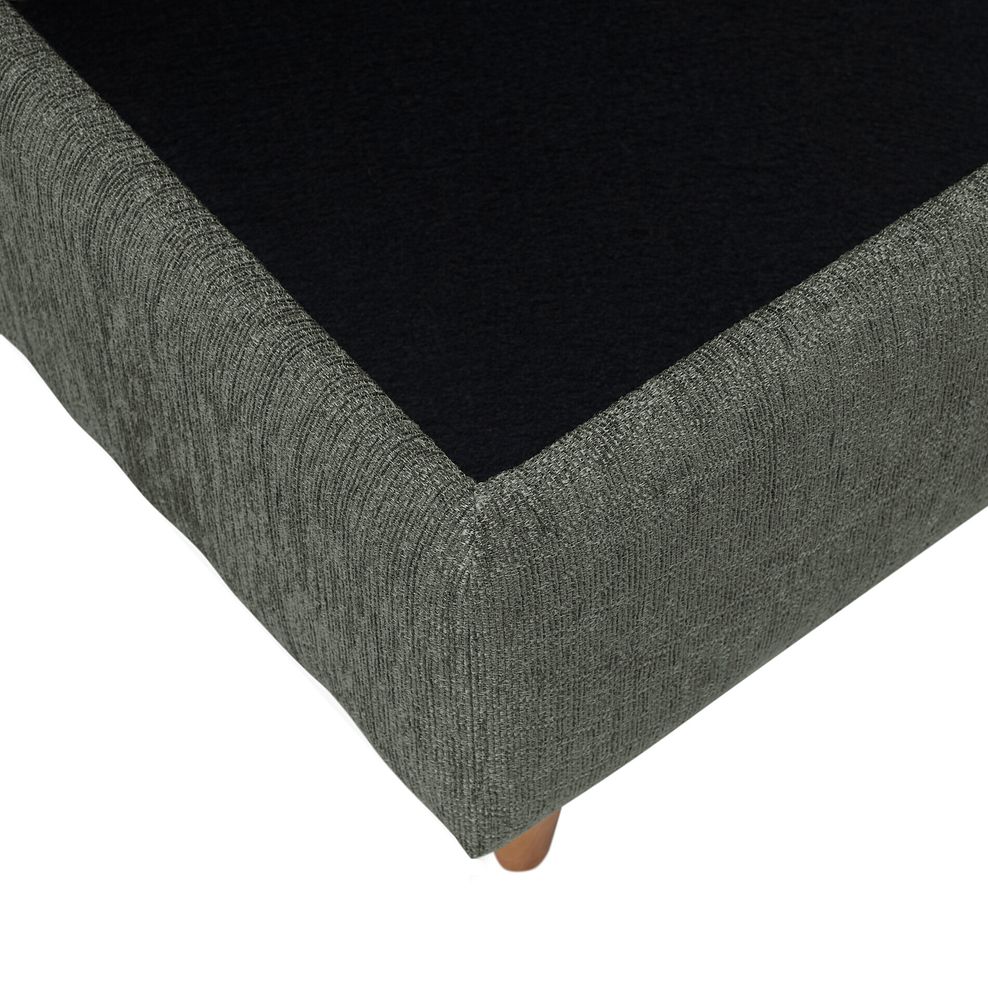 Thornley Storage Footstool in Forest Green Fabric 8