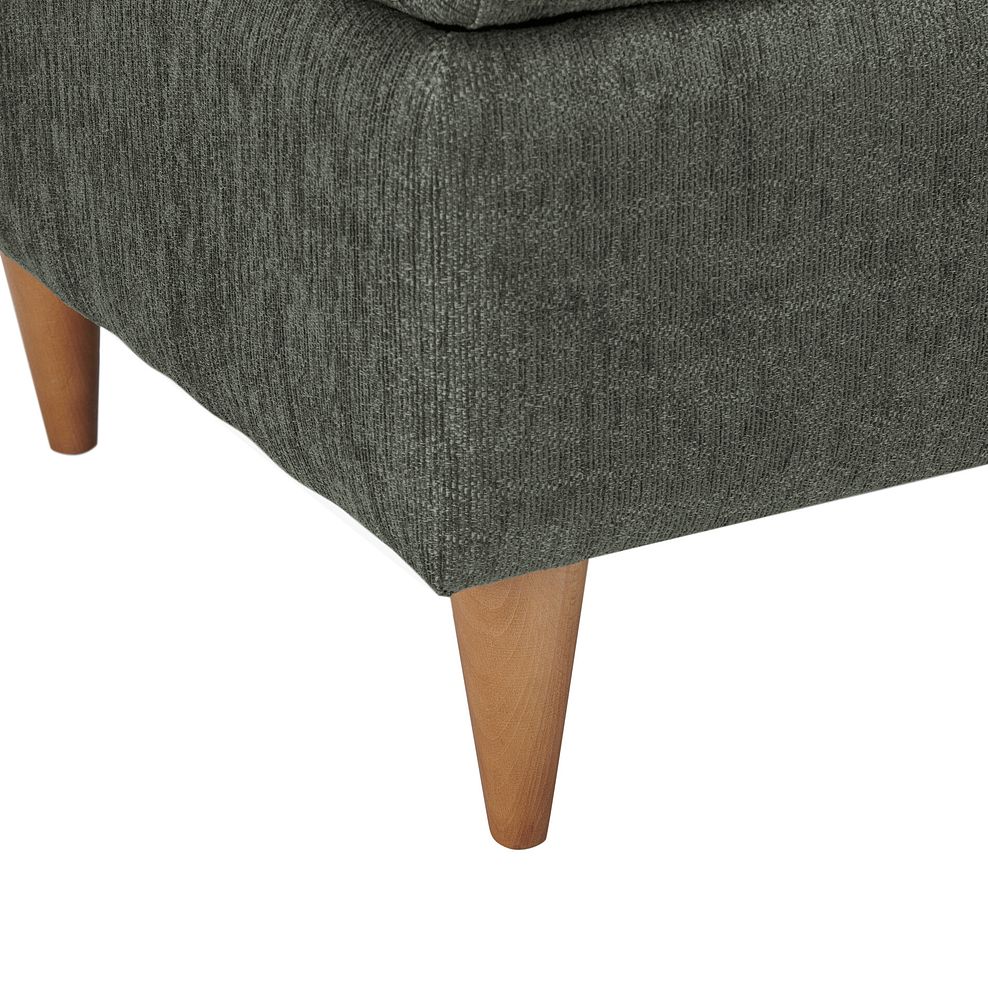 Thornley Storage Footstool in Forest Green Fabric 10