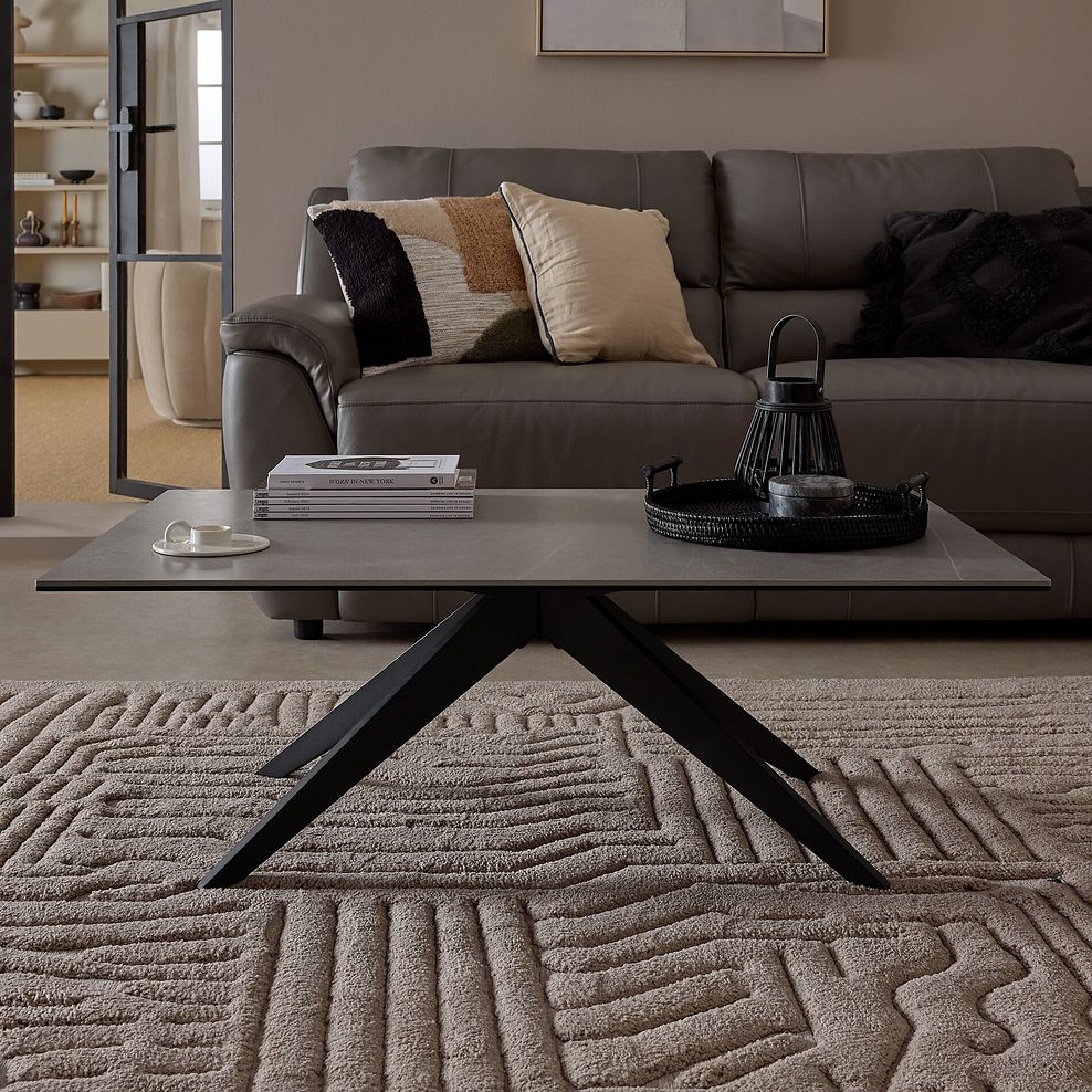 Trento Grey Ceramic Coffee Table 1