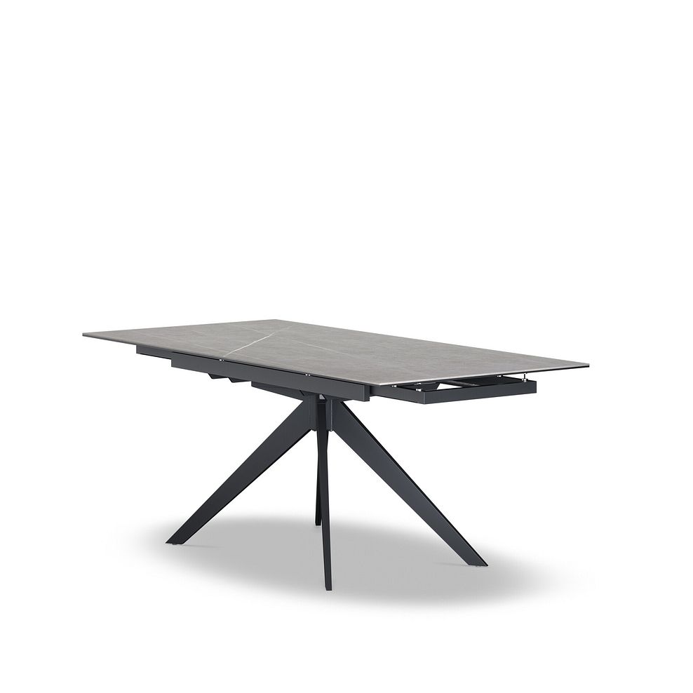 Trento Grey Ceramic Extendable Dining Table 130cm 2