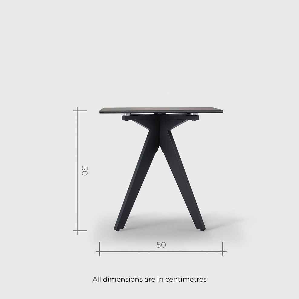 Trento Grey Ceramic Side Table 8