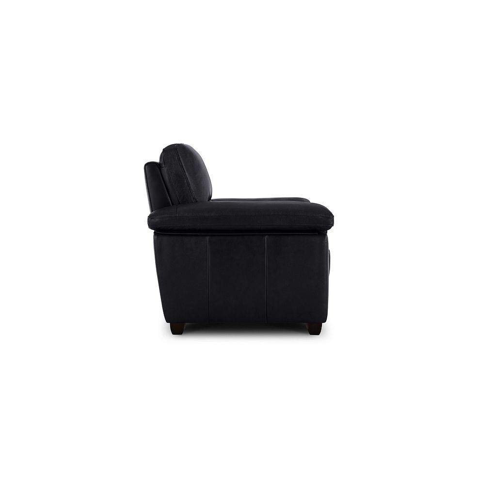 Turin Armchair in Black Leather 4