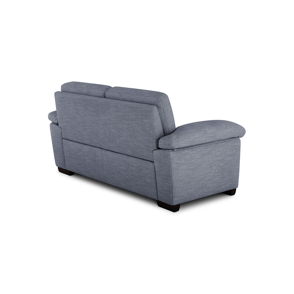 Turin 2 Seater Sofa in Piero Carolina Blue Fabric 3