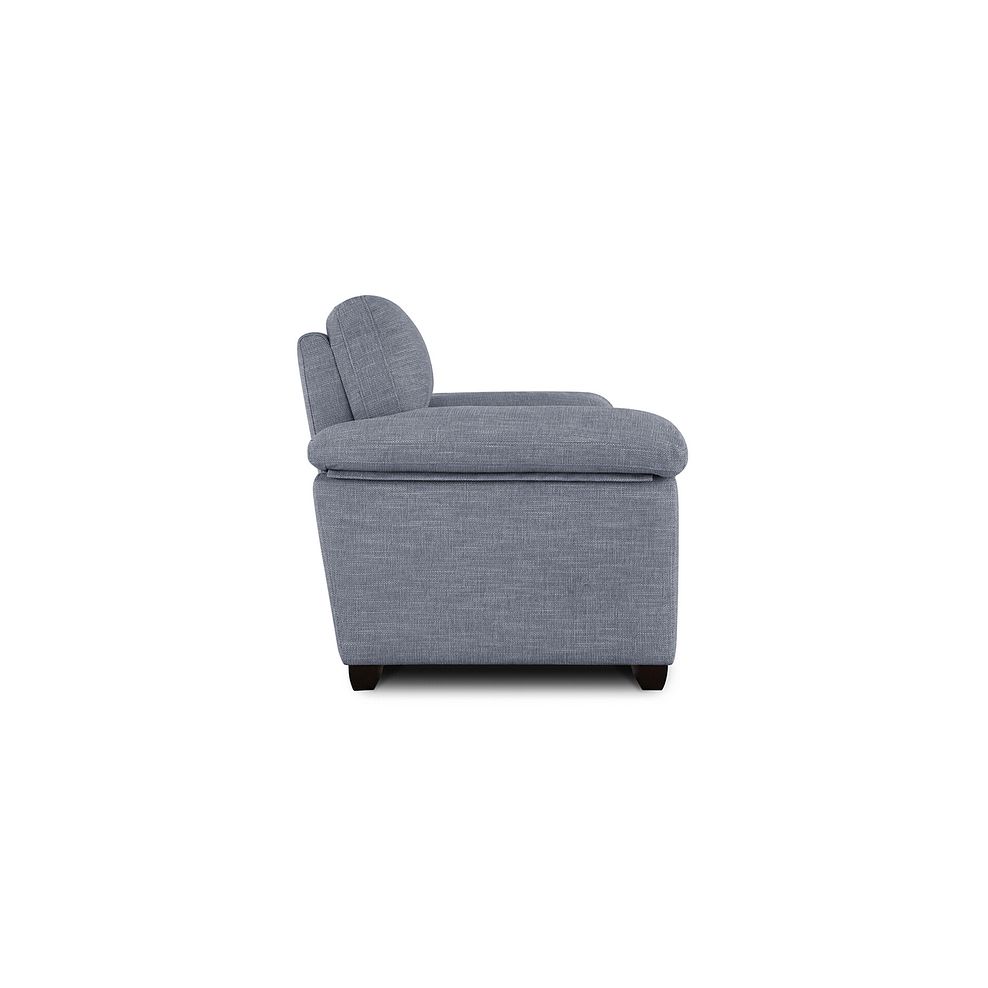 Turin 2 Seater Sofa in Piero Carolina Blue Fabric 4