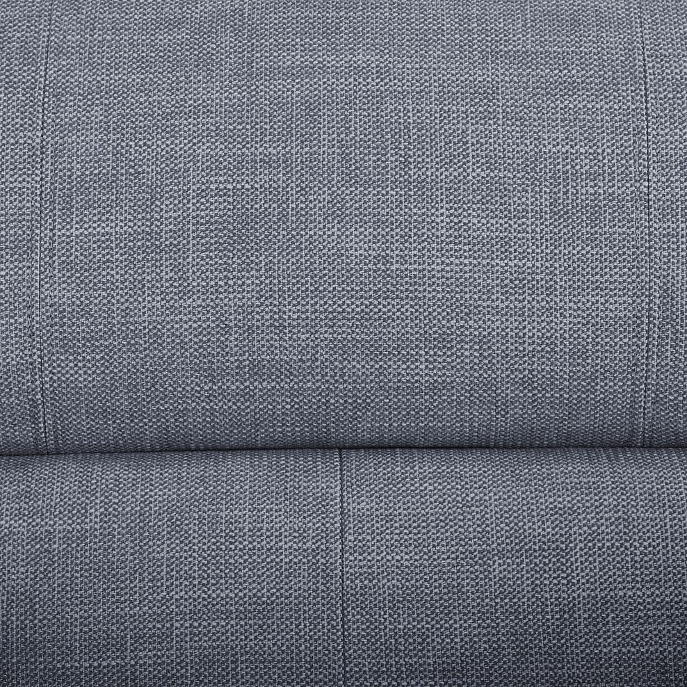 Turin 3 Seater Sofa in Piero Carolina Blue Fabric 8