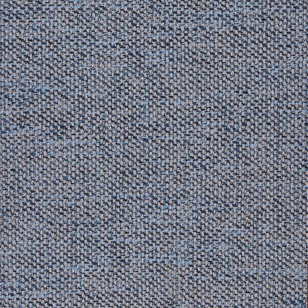 Turin 3 Seater Sofa in Piero Carolina Blue Fabric 9