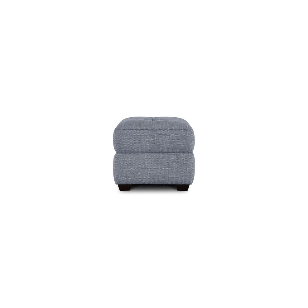 Turin Storage Footstool in Piero Carolina Blue Fabric 4