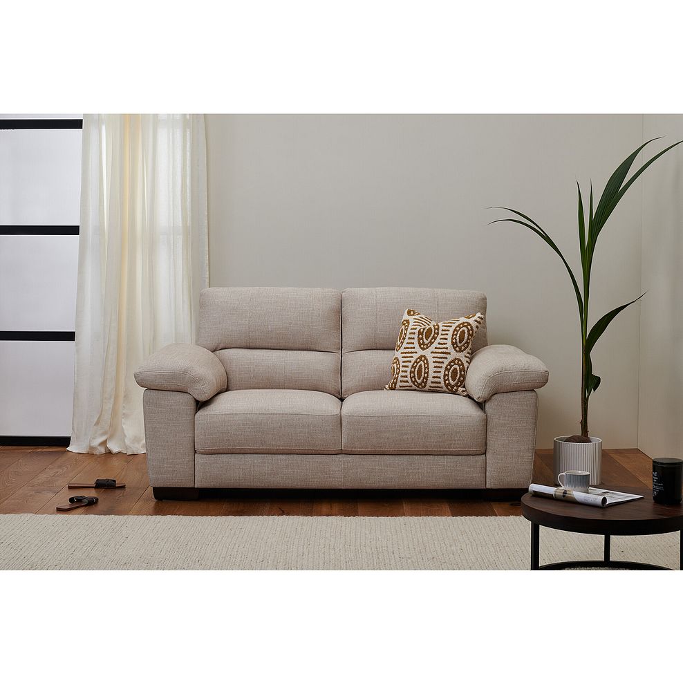 Turin 2 Seater Sofa in Piero Clay Fabric 2