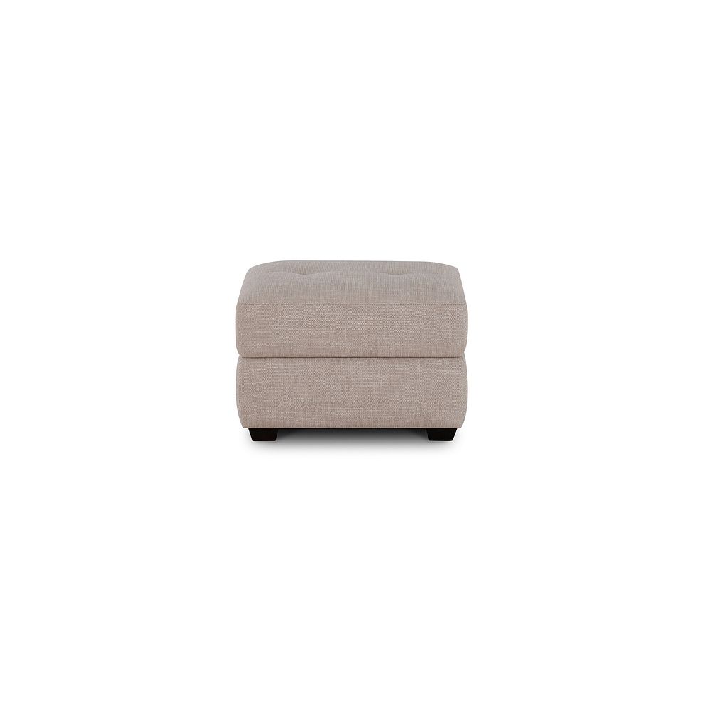 Turin Storage Footstool in Piero Clay Fabric 4